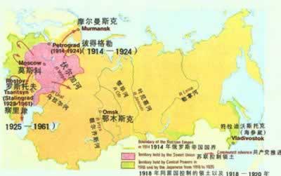 俄国面临内战的严峻形势(TodayOnHistory.com)