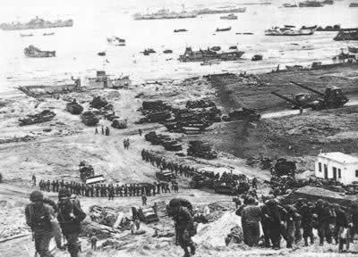 盟军在诺曼底登陆(todayonhistory.com)